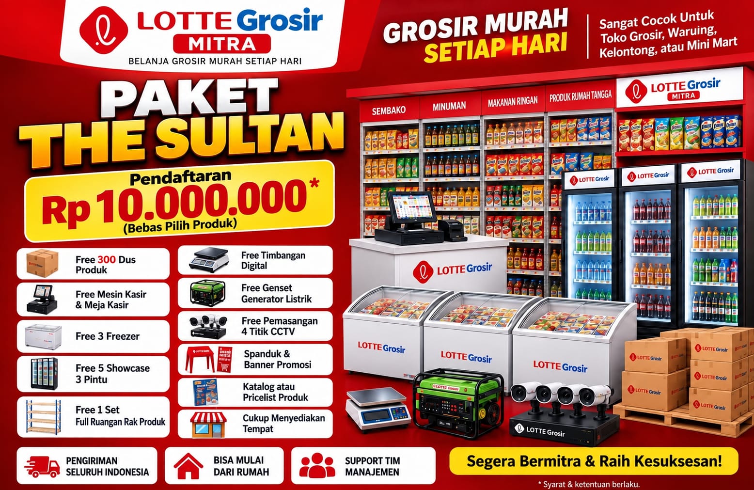 Paket The Sultan 10 Juta Lotte Grosir
